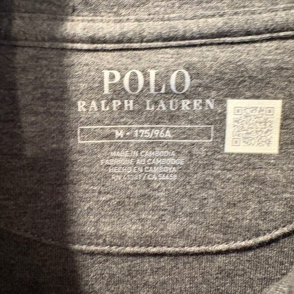 Polo Ralph Lauren Mens Shawl Collar Pullover Sweatshirt Gray Size Medium - Picture 5 of 8